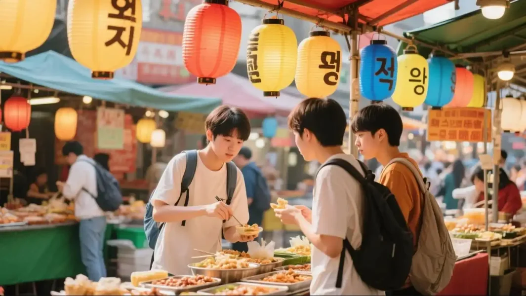hoc-tieng-han-am-thuc-duong-pho
