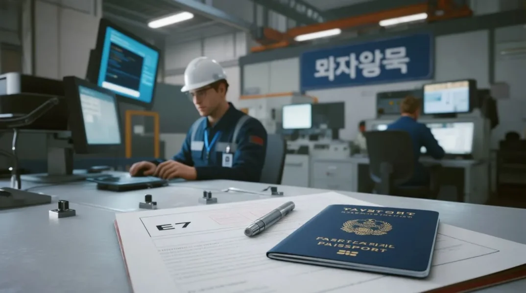 Đi Hàn Quốc diện E7 là gì?