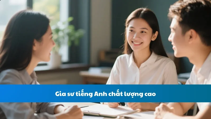 Gia sư tiếng Anh chất lượng cao