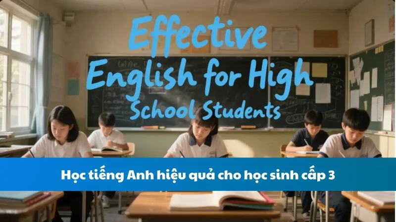 Học tiếng Anh hiệu quả cho học sinh cấp 3