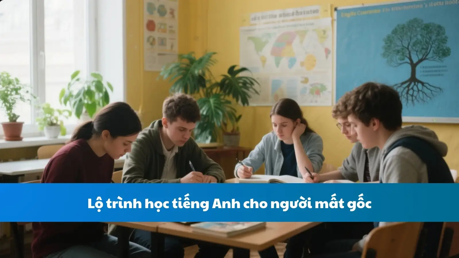 Lộ trình học tiếng Anh cho người mất gốc