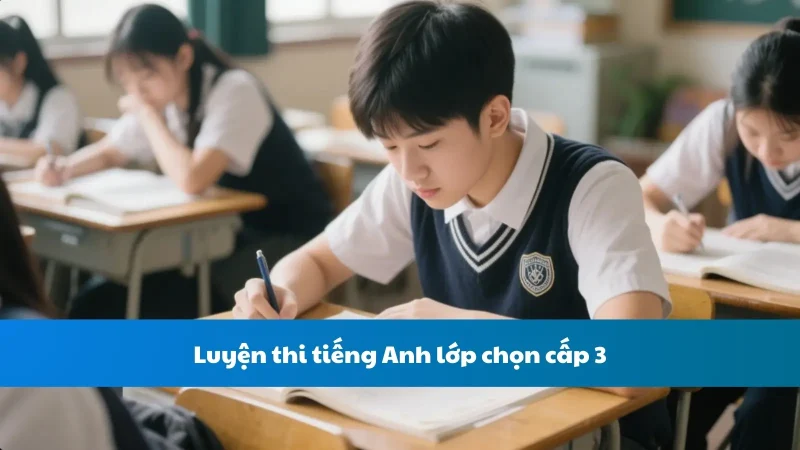 Luyện thi tiếng Anh lớp chọn cấp 3