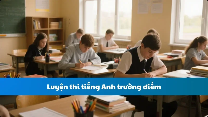 Luyện thi tiếng Anh trường điểm