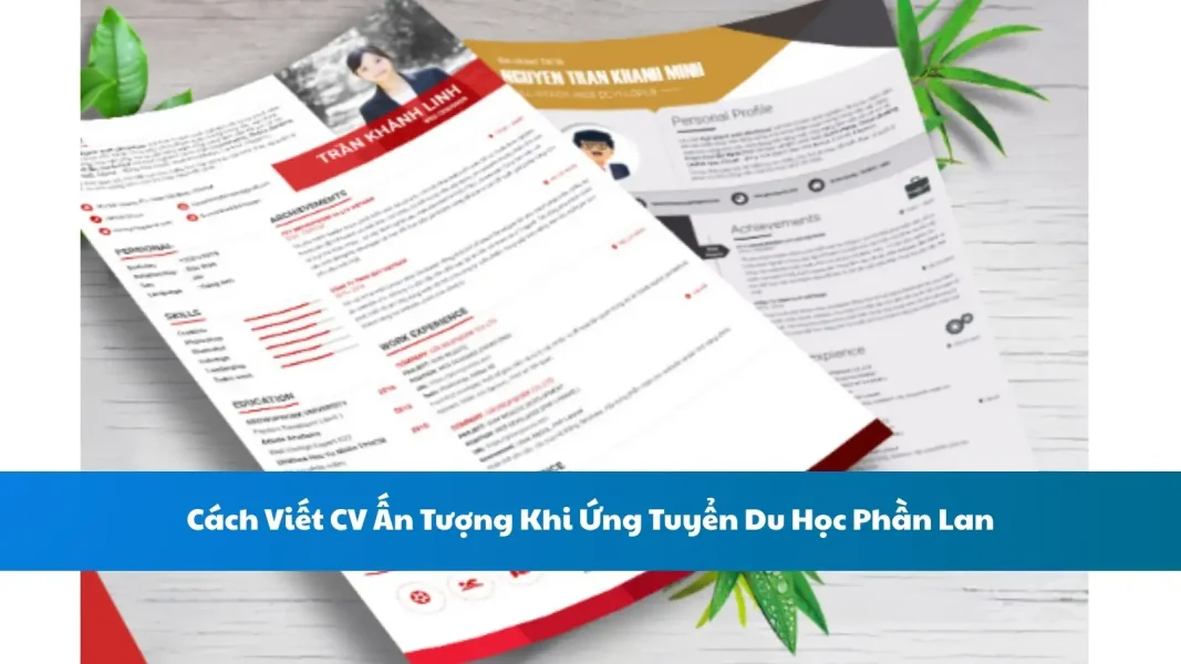 Cách Viết CV Ấn Tượng Khi Ứng Tuyển Du Học Phần Lan