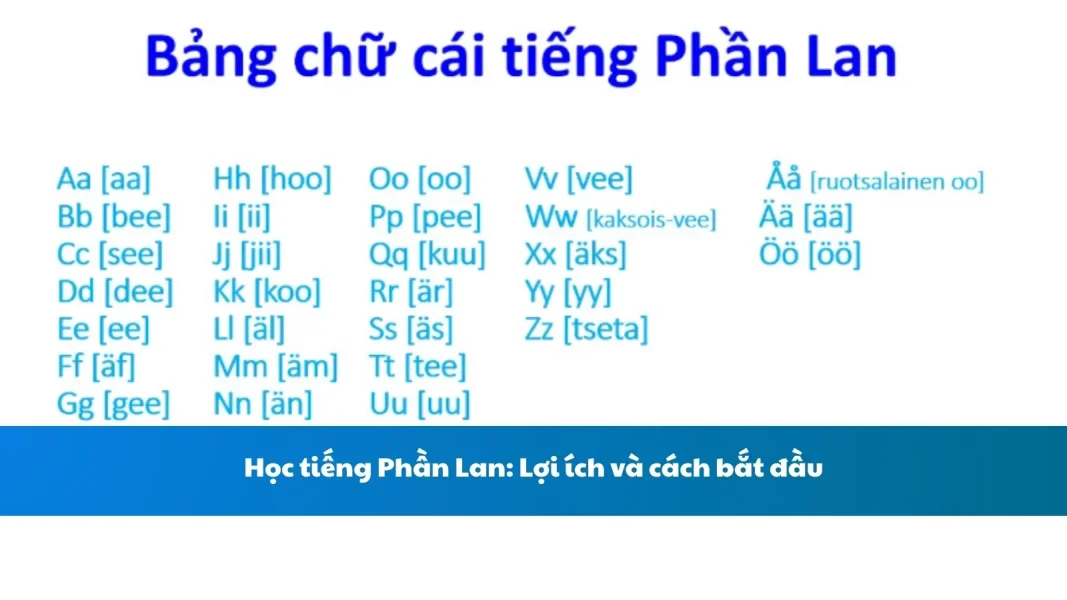 Học tiếng Phần Lan: Lợi ích và cách bắt đầu