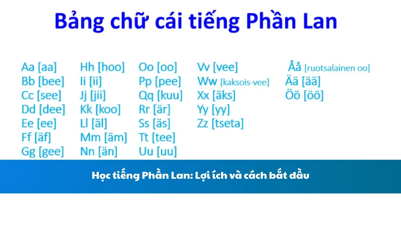 Học tiếng Phần Lan: Lợi ích và cách bắt đầu
