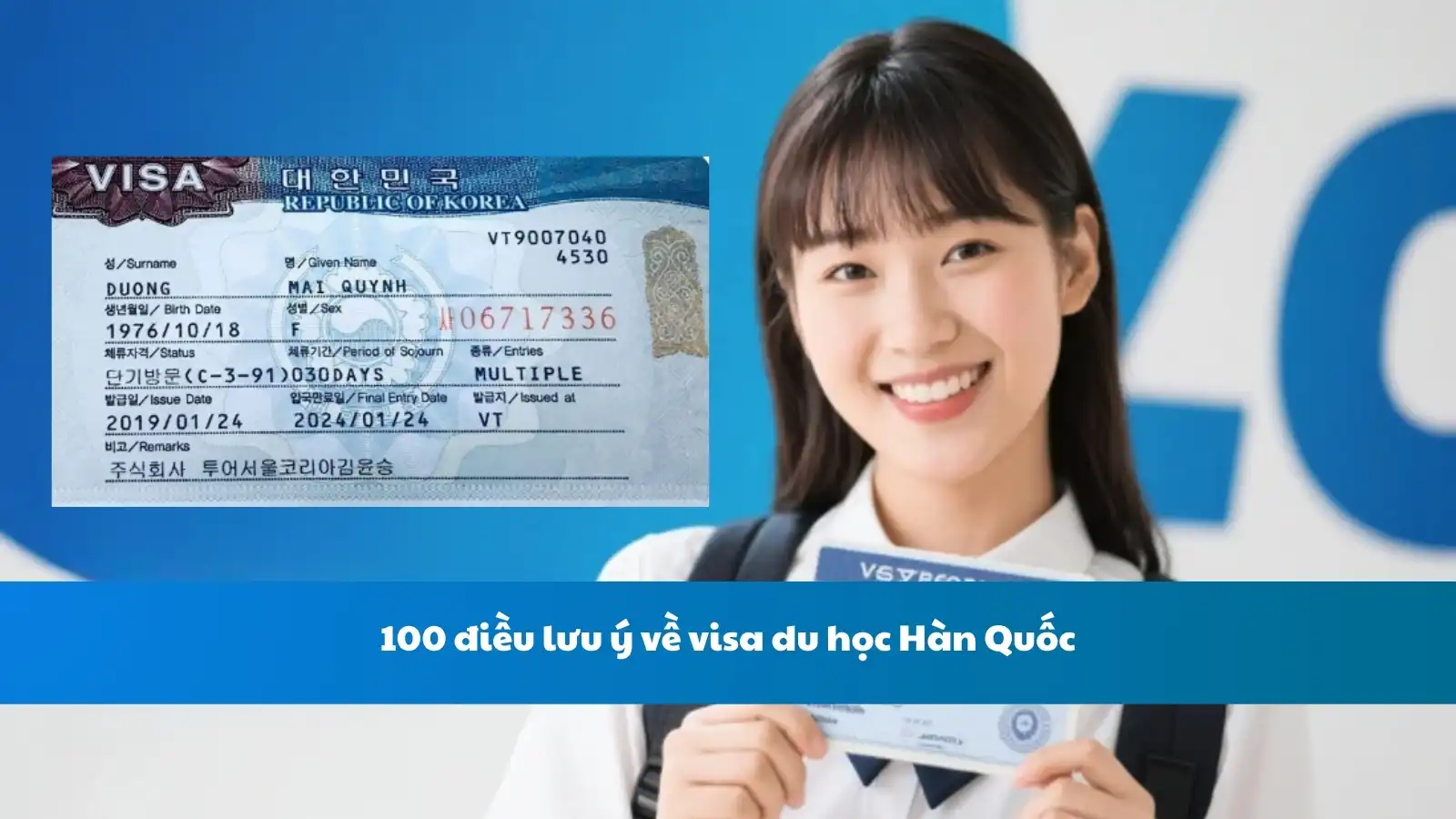 100 điều lưu ý về visa du học Hàn Quốc