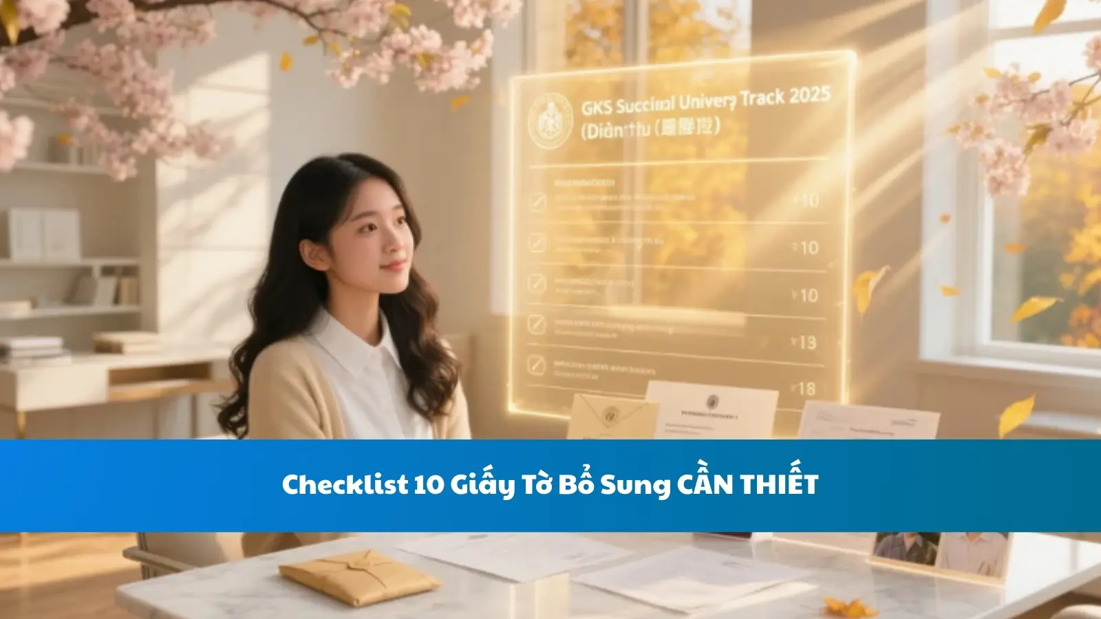 Checklist 10 Giấy Tờ Bổ Sung CẦN THIẾT cho Học bổng GKS diện Thư Mời (Mới Nhất)