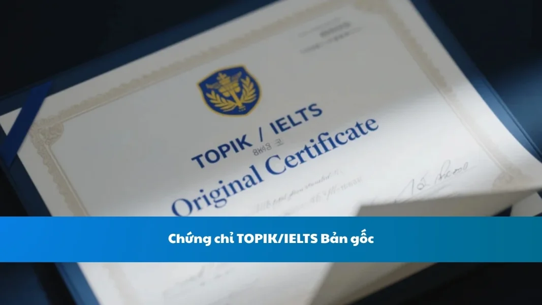 Chứng Chỉ TOPIK/IELTS Trong Hồ Sơ Du Học Hàn Quốc
