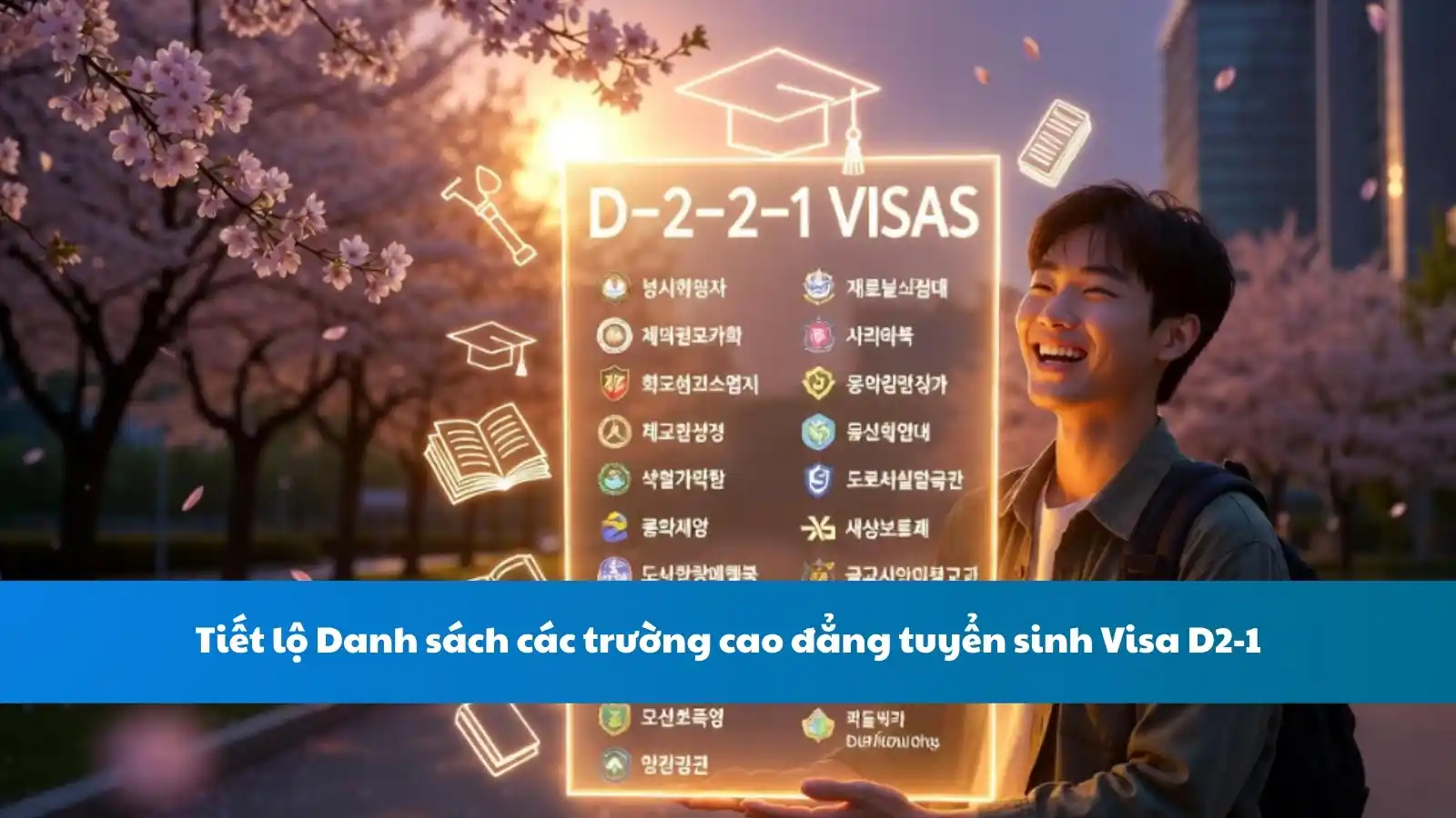 Tiết lộ Danh sách các trường cao đẳng tuyển sinh Visa D2-1