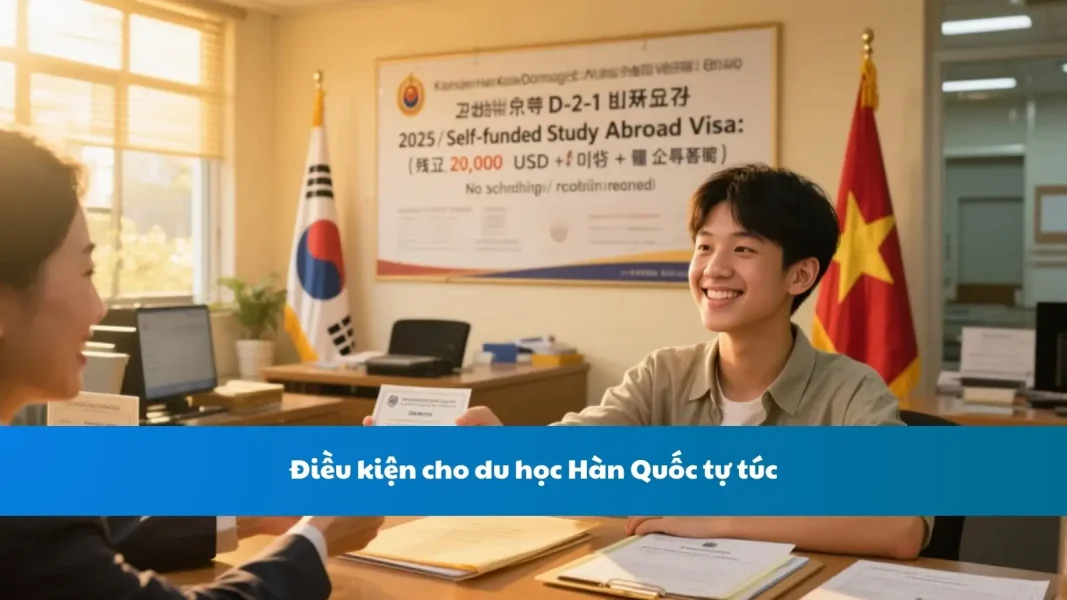 Điều kiện cho du học Hàn Quốc tự túc