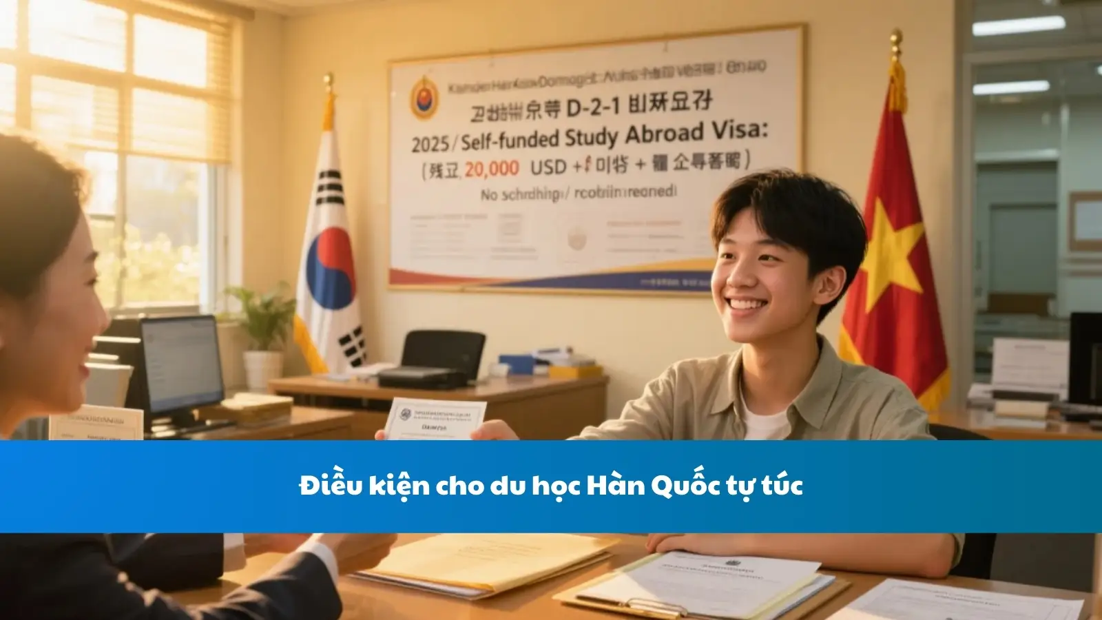 Điều kiện cho du học Hàn Quốc tự túc