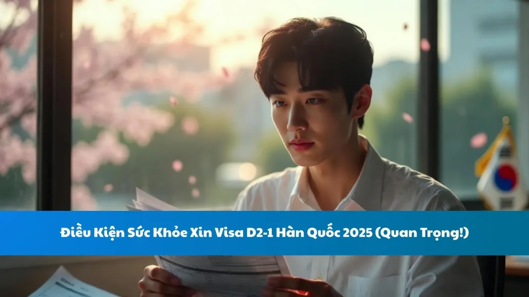 Điều Kiện Sức Khỏe Xin Visa D2-1 Hàn Quốc 2025 (Quan Trọng!)
