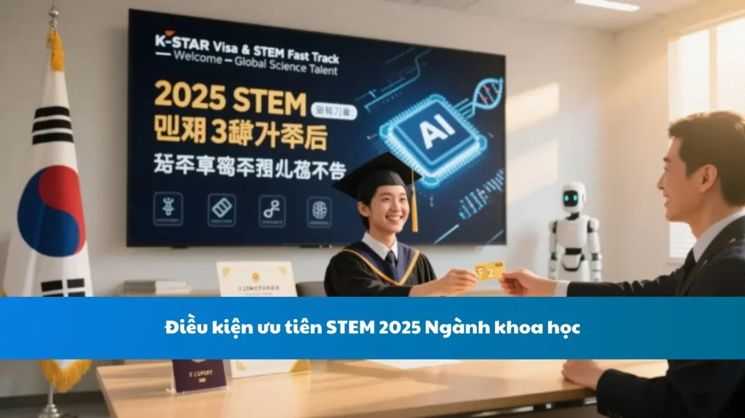 Điều kiện ưu tiên STEM 2025 Ngành khoa học