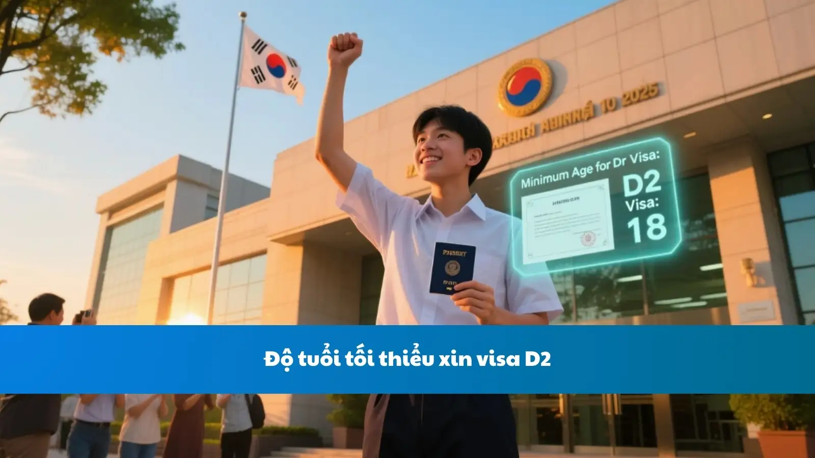 Độ tuổi tối thiểu xin visa D2