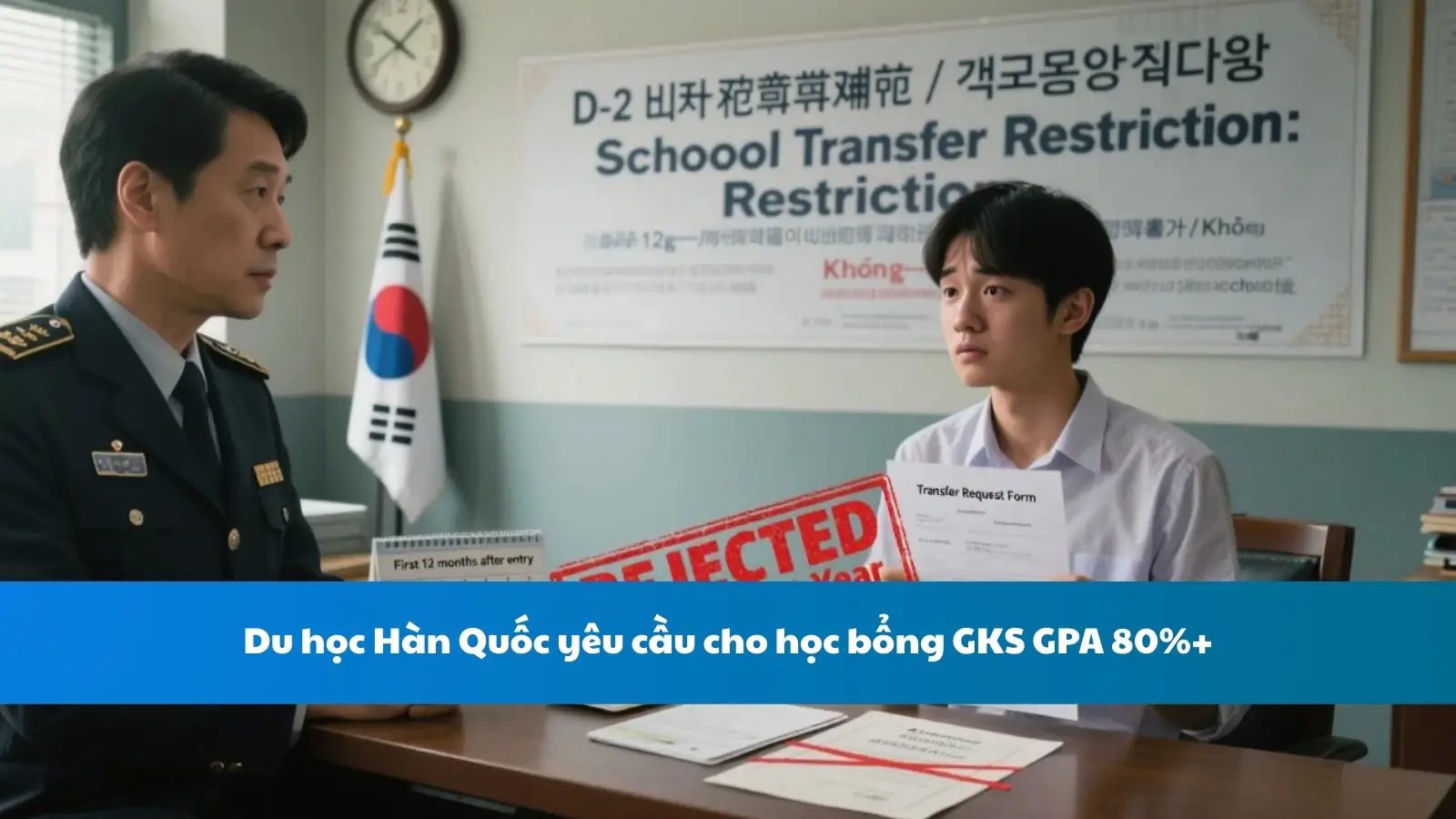 Du học Hàn Quốc yêu cầu cho học bổng GKS GPA 80%+