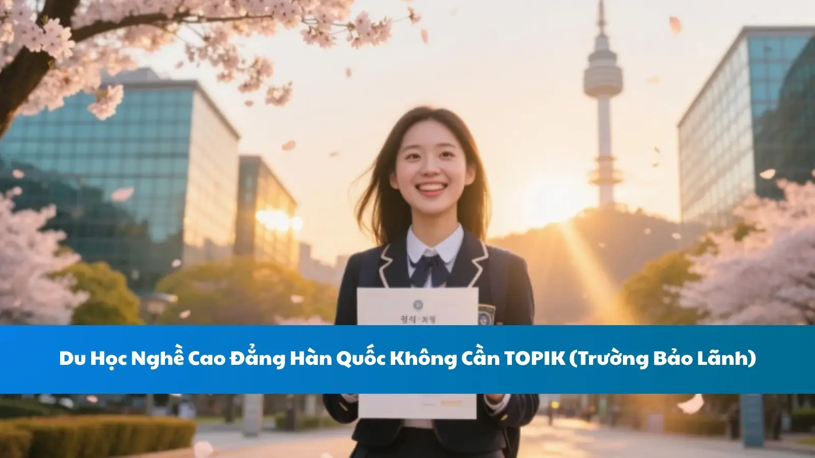 Du Học Nghề Cao Đẳng Hàn Quốc Không Cần TOPIK (Trường Bảo Lãnh)