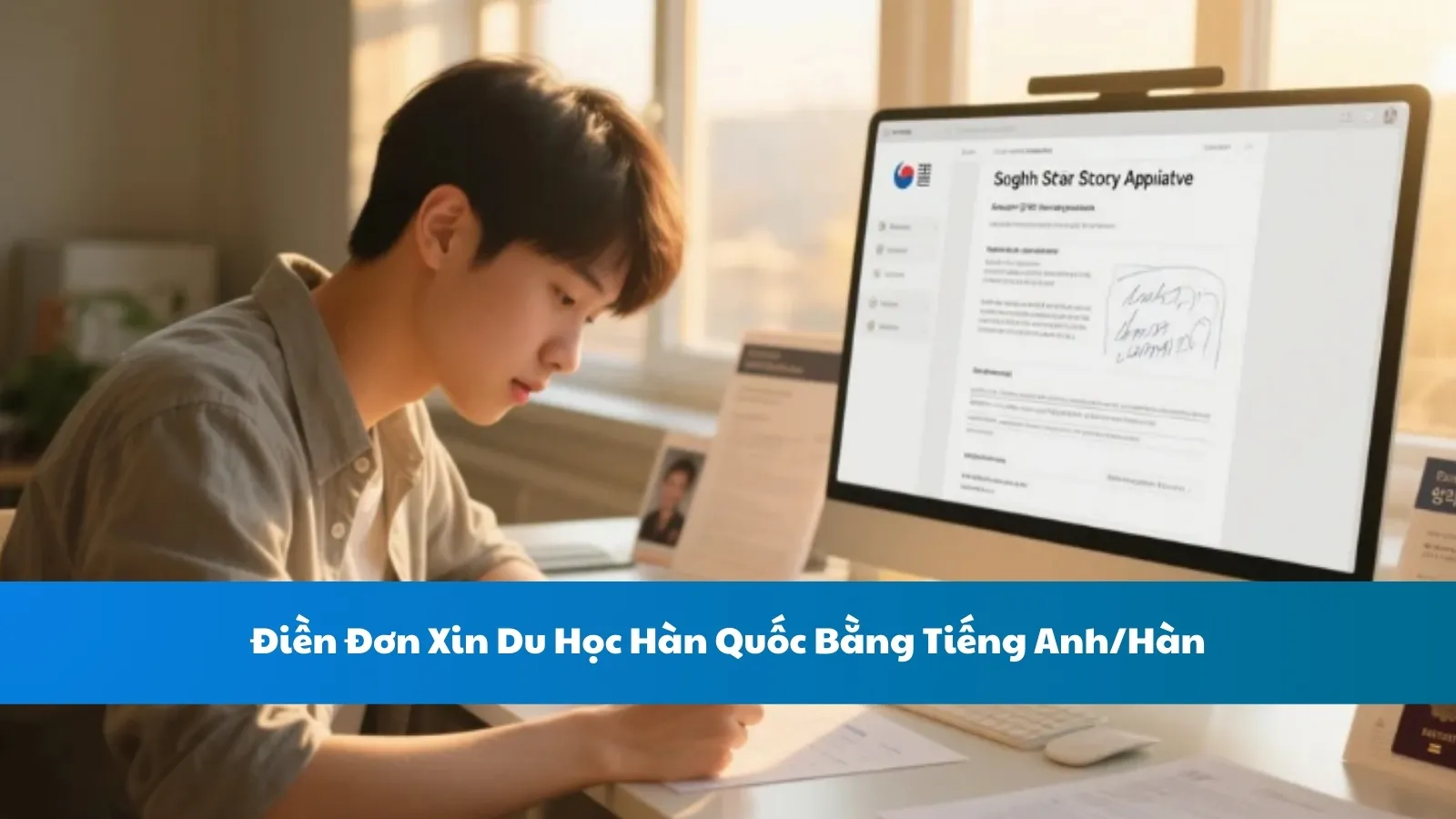 Hướng Dẫn A-Z Điền Đơn Xin Du Học Hàn Quốc Bằng Tiếng Anh/Hàn Không Dùng Tiếng Việt