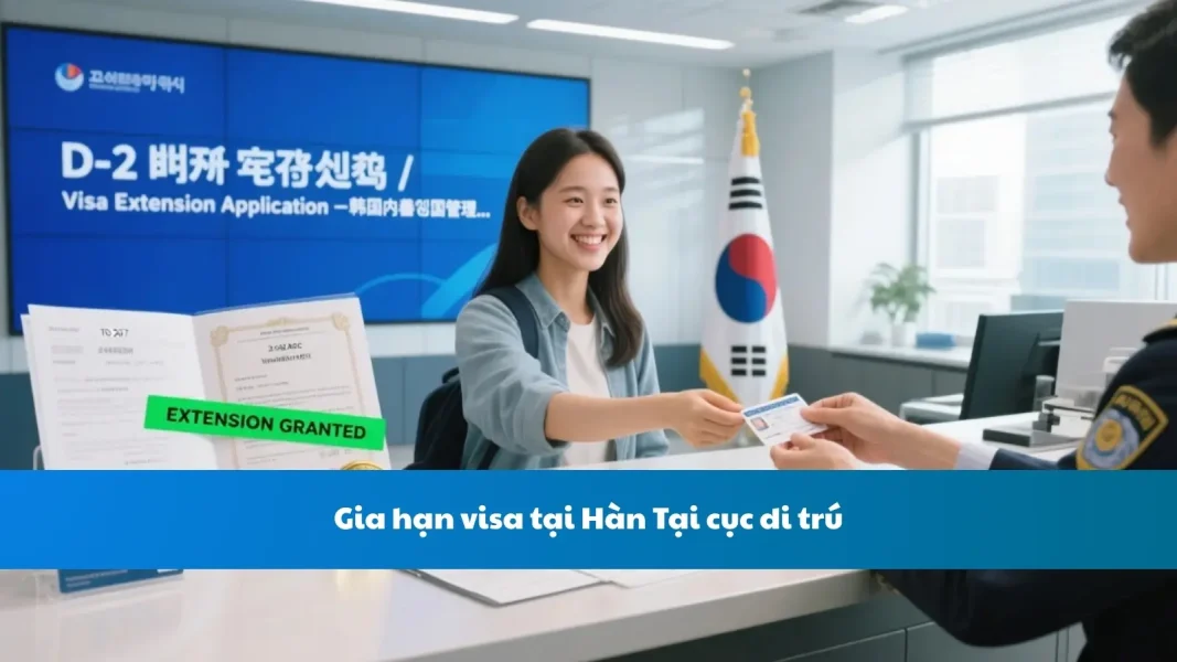 Hướng Dẫn Gia Hạn Visa Hàn Quốc 2025 Tại Cục Di Trú