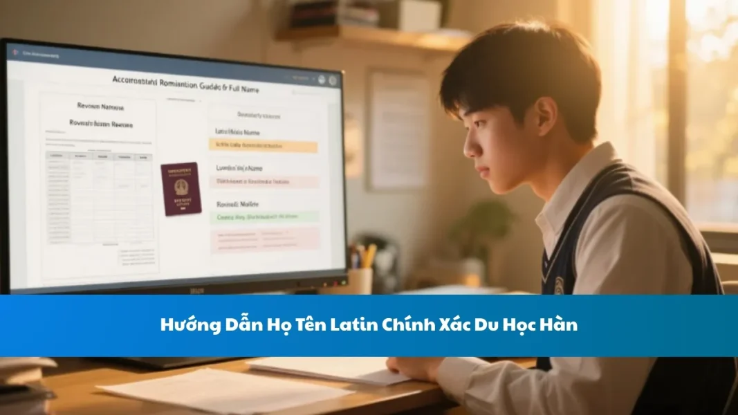 Hướng Dẫn Họ Tên Latin Chính Xác Du Học Hàn