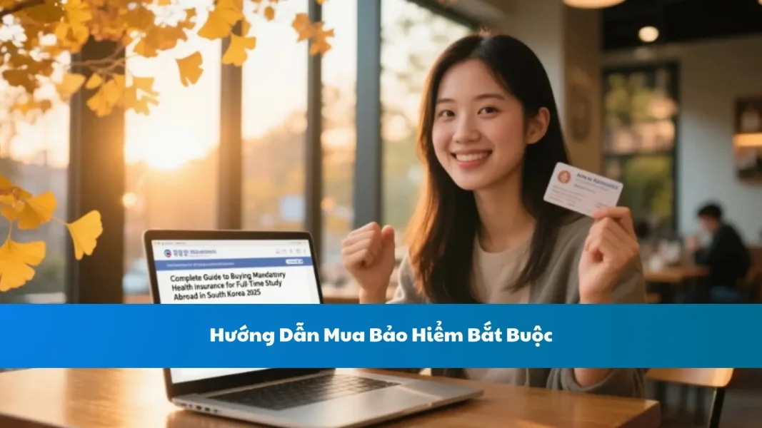 Hướng Dẫn Mua Bảo Hiểm Bắt Buộc Du Học Hàn Quốc 2025 – Toàn Thời Gian