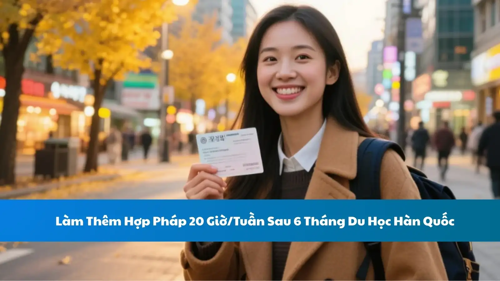 Làm Thêm Hợp Pháp 20 Giờ/Tuần Sau 6 Tháng Du Học Hàn Quốc