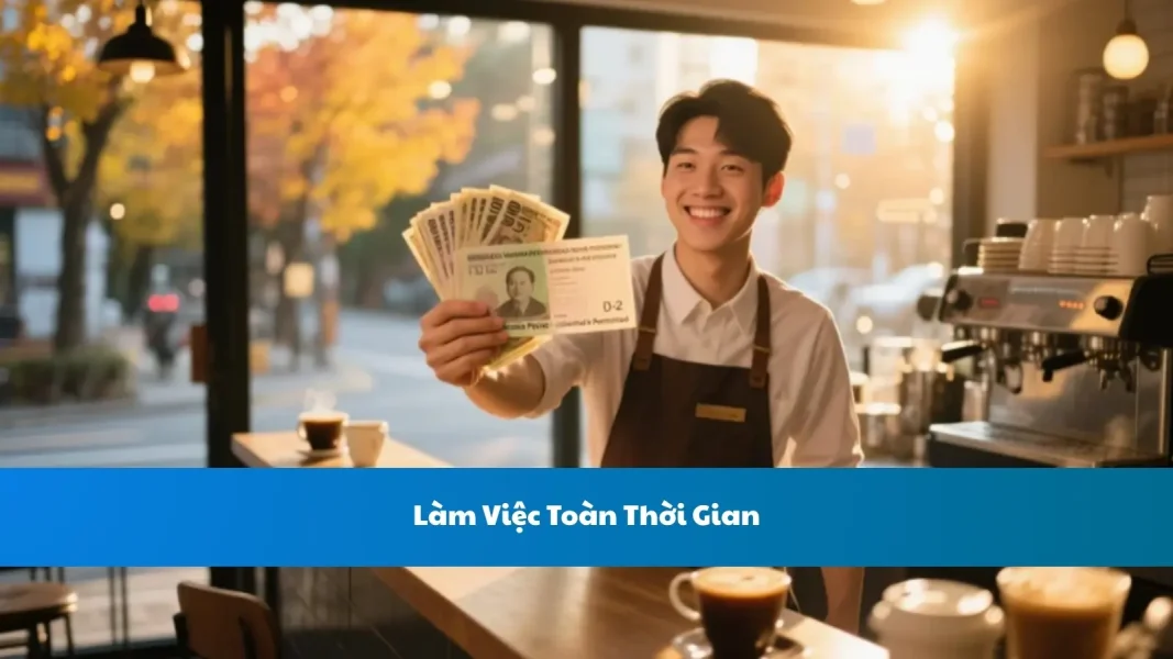Làm Việc Toàn Thời Gian Kỳ Nghỉ Không Giới Hạn Khi Du Học Hàn Quốc