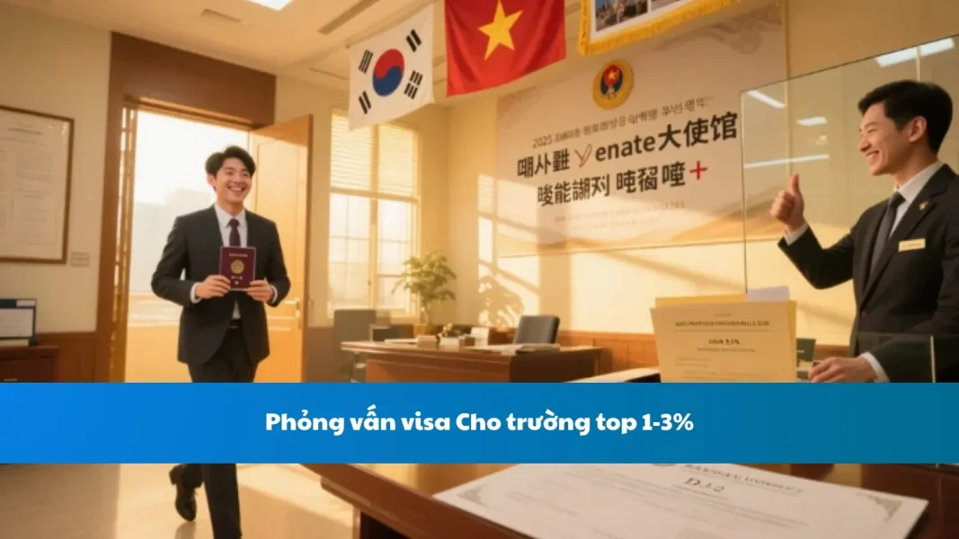 Bí Quyết Đậu Phỏng Vấn Visa Du Học Hàn Quốc Trường Top 1-3%
