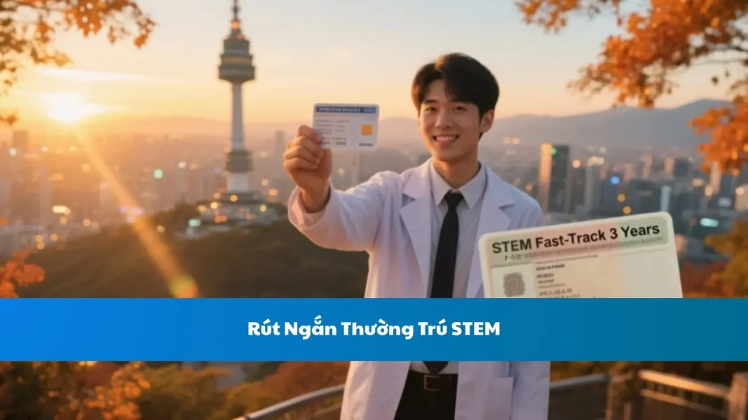 Rút Ngắn Thường Trú STEM 3 Năm Khi Du Học Hàn Quốc