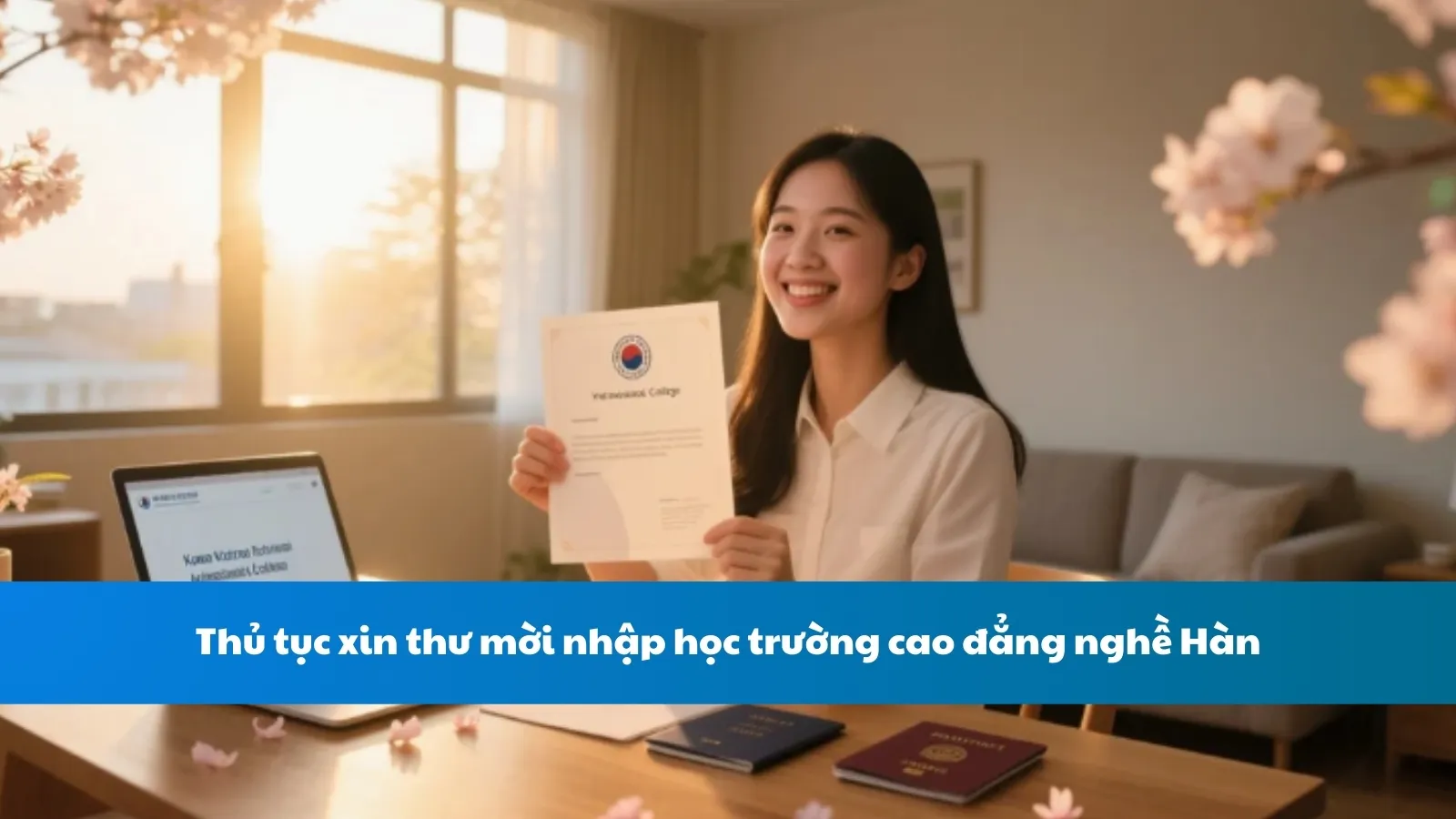 Thủ tục xin thư mời nhập học trường cao đẳng nghề Hàn