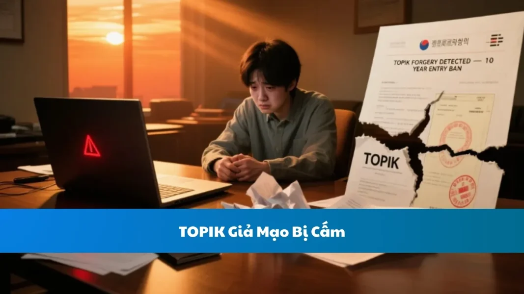 TOPIK Giả Mạo Bị Cấm: Rủi Ro Và Hậu Quả Nghiêm Trọng Với Du Học Sinh Và Người Lao Động