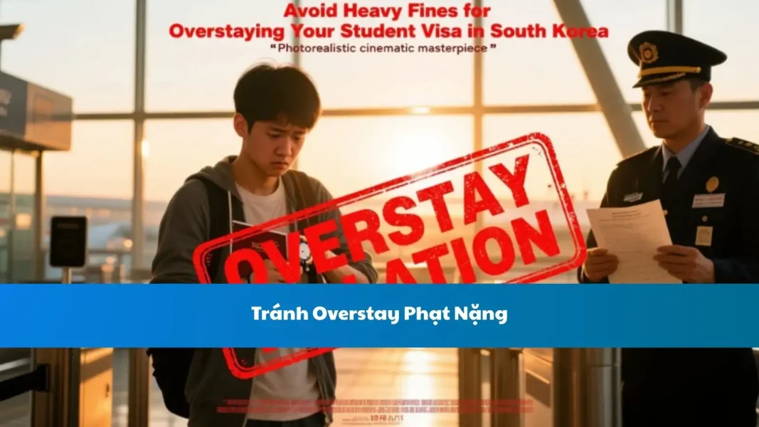 Tránh Overstay Phạt Nặng Khi Du Học Hàn Quốc