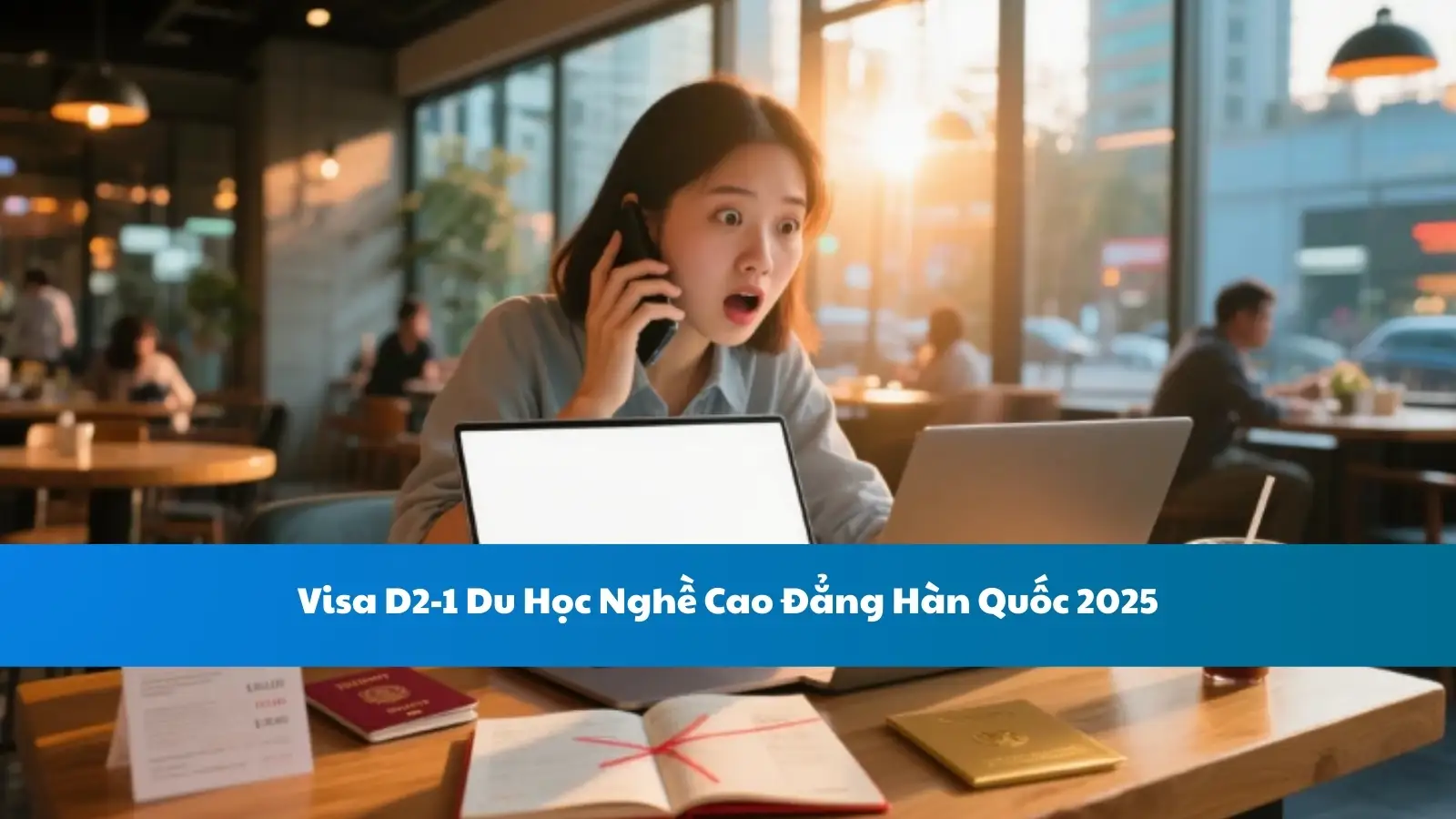 Visa D2-1 Du Học Nghề Cao Đẳng Hàn Quốc 2025: Điều Kiện & Có Thực Sự Dễ Xin?
