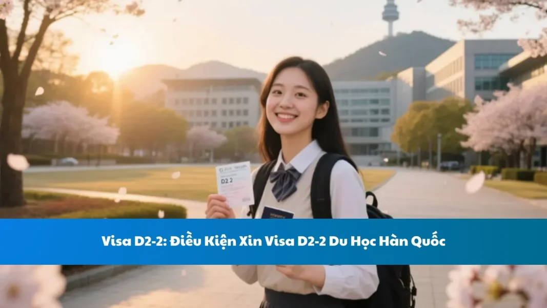 Visa D2-2: Điều Kiện Xin Visa D2-2 Du Học Hàn Quốc