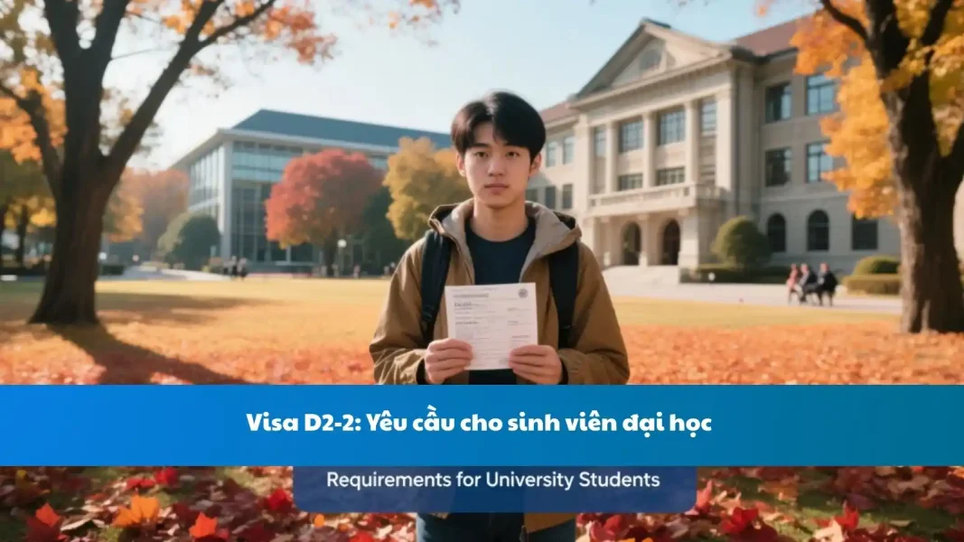 Visa D2-2: Yêu cầu cho sinh viên đại học