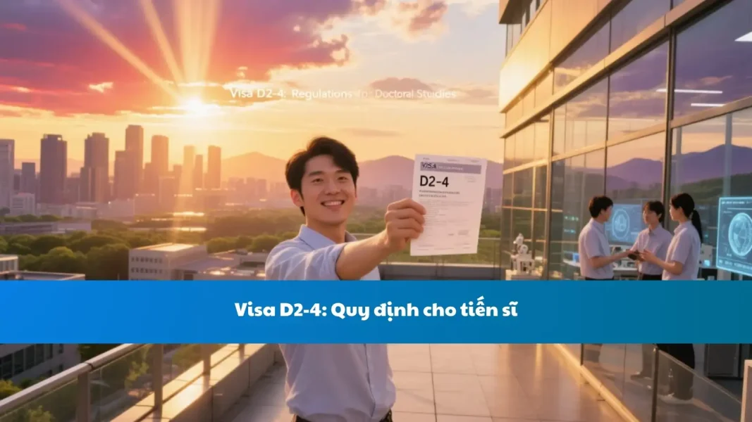 Visa D2-4: Quy định cho Tiến sĩ