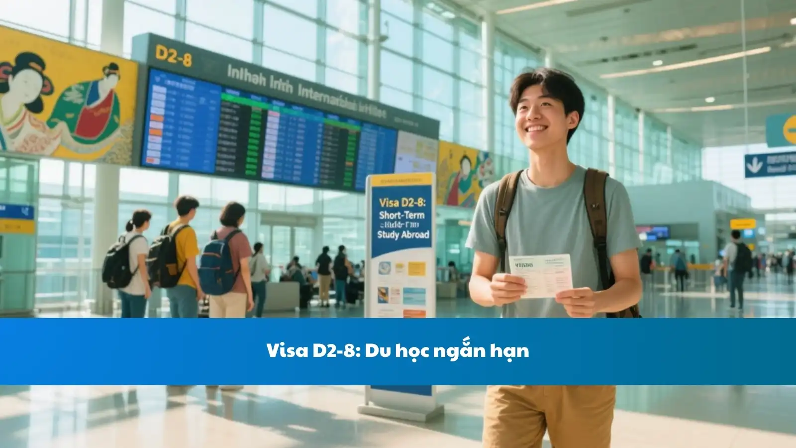 Visa D2-8: Du học ngắn hạn