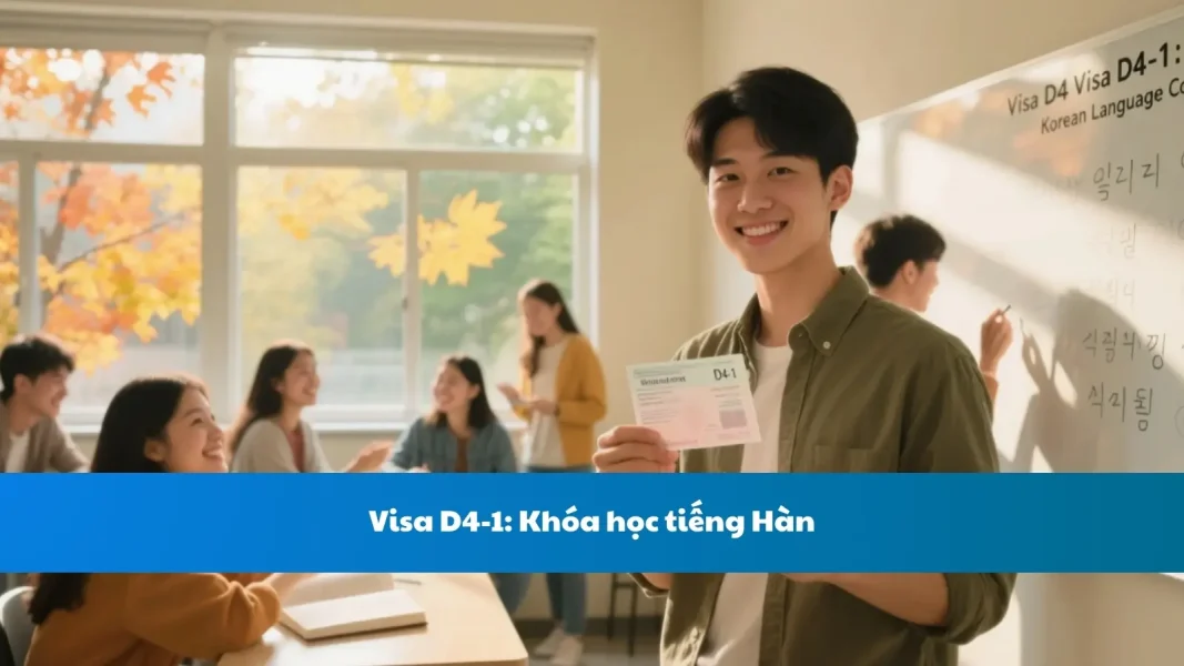 Visa D4-1: Khóa học tiếng Hàn