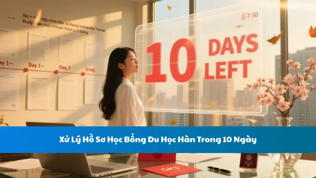 [CẢNH BÁO] Xử Lý Hồ Sơ Học Bổng Du Học Hàn Trong 10 Ngày