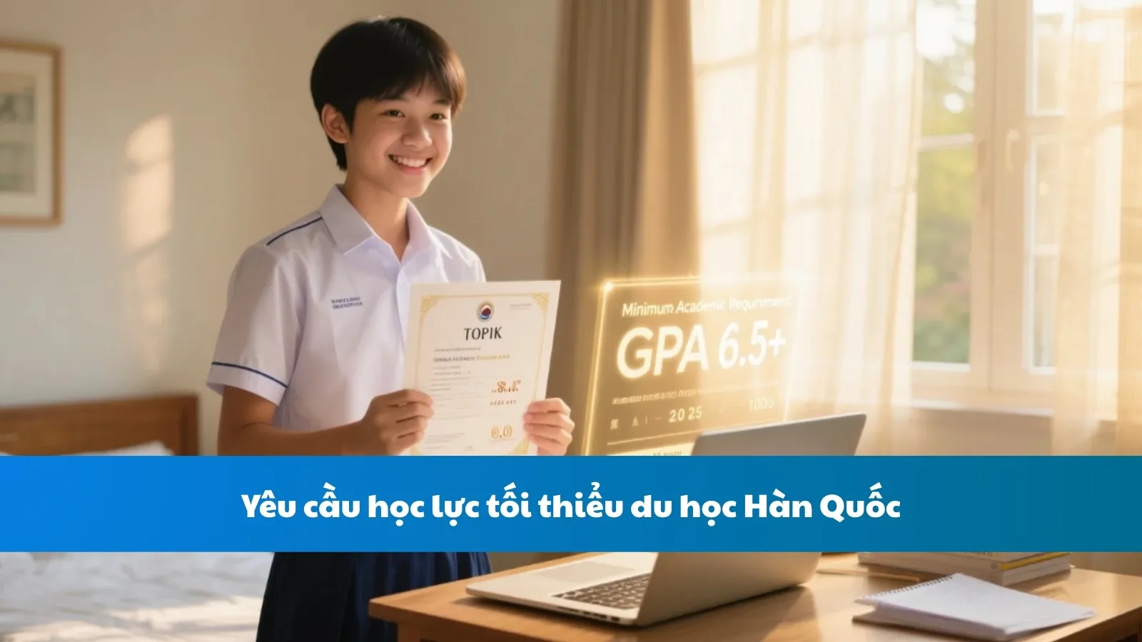 Yêu cầu học lực tối thiểu khi du học Hàn Quốc