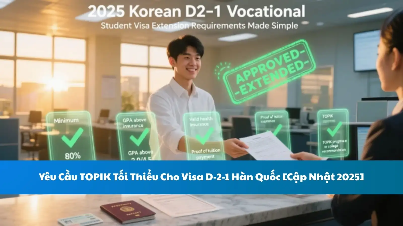Yêu Cầu TOPIK Tối Thiểu Cho Visa D-2-1 Hàn Quốc [Cập Nhật 2025]