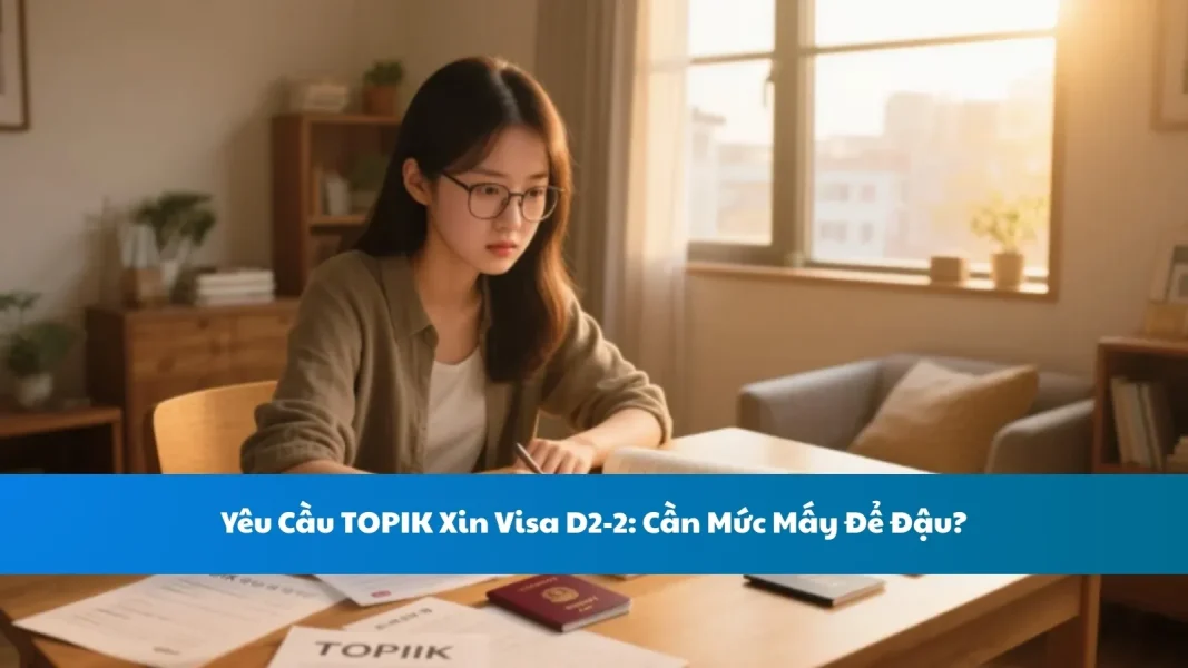 Yêu Cầu TOPIK Xin Visa D2-2: Cần Mức Mấy Để Đậu?