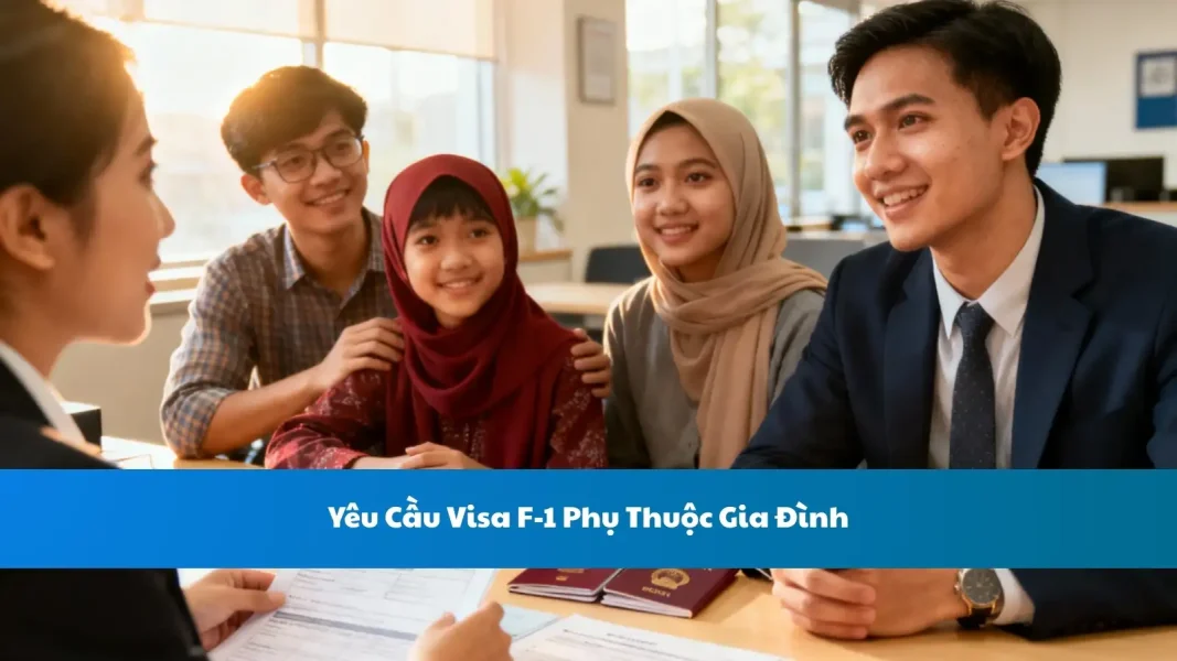 Yêu Cầu Visa F-1 Phụ Thuộc Gia Đình