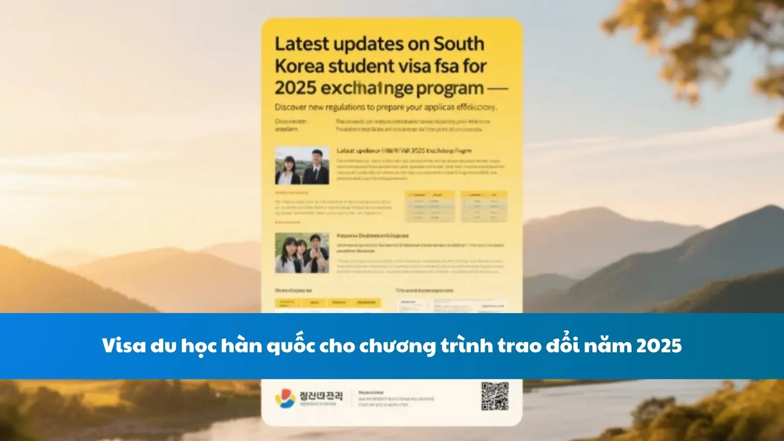 Cập nhật mới nhất về visa du học hàn quốc cho chương trình trao đổi năm 2025 - Tìm hiểu quy định mới để chuẩn bị hồ sơ hiệu quả