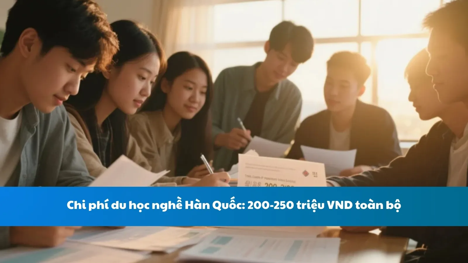 Chi phí du học nghề Hàn Quốc: 200-250 triệu VND toàn bộ