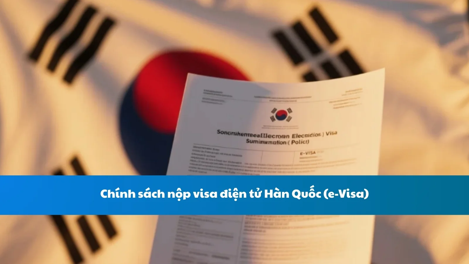 Chính sách nộp visa điện tử Hàn Quốc (e-Visa)