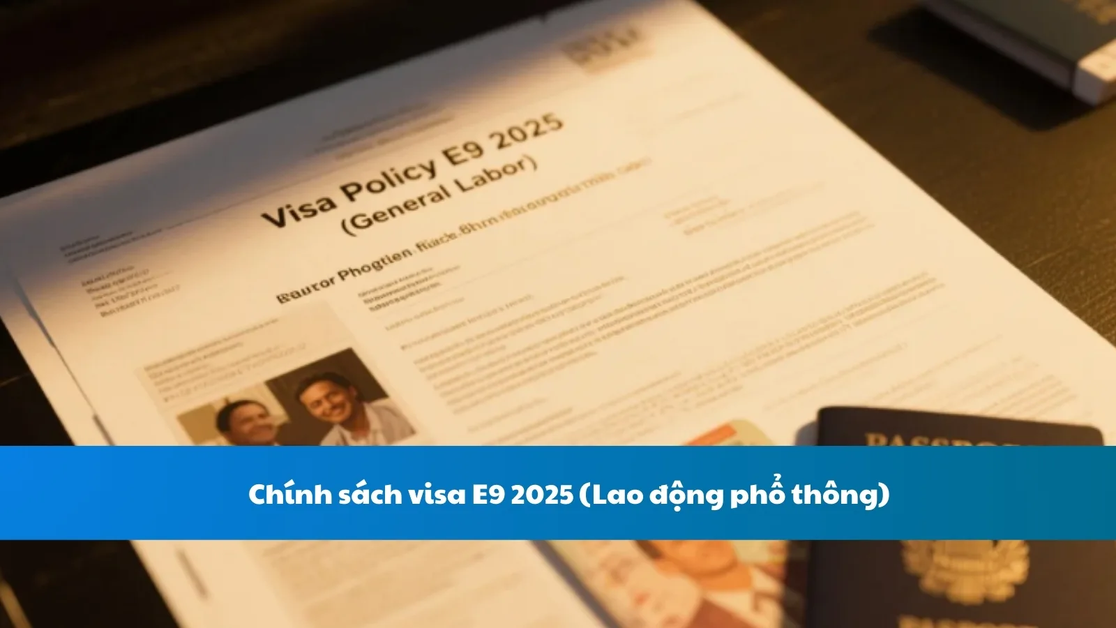 Chính sách visa E9 2025 (Lao động phổ thông)
