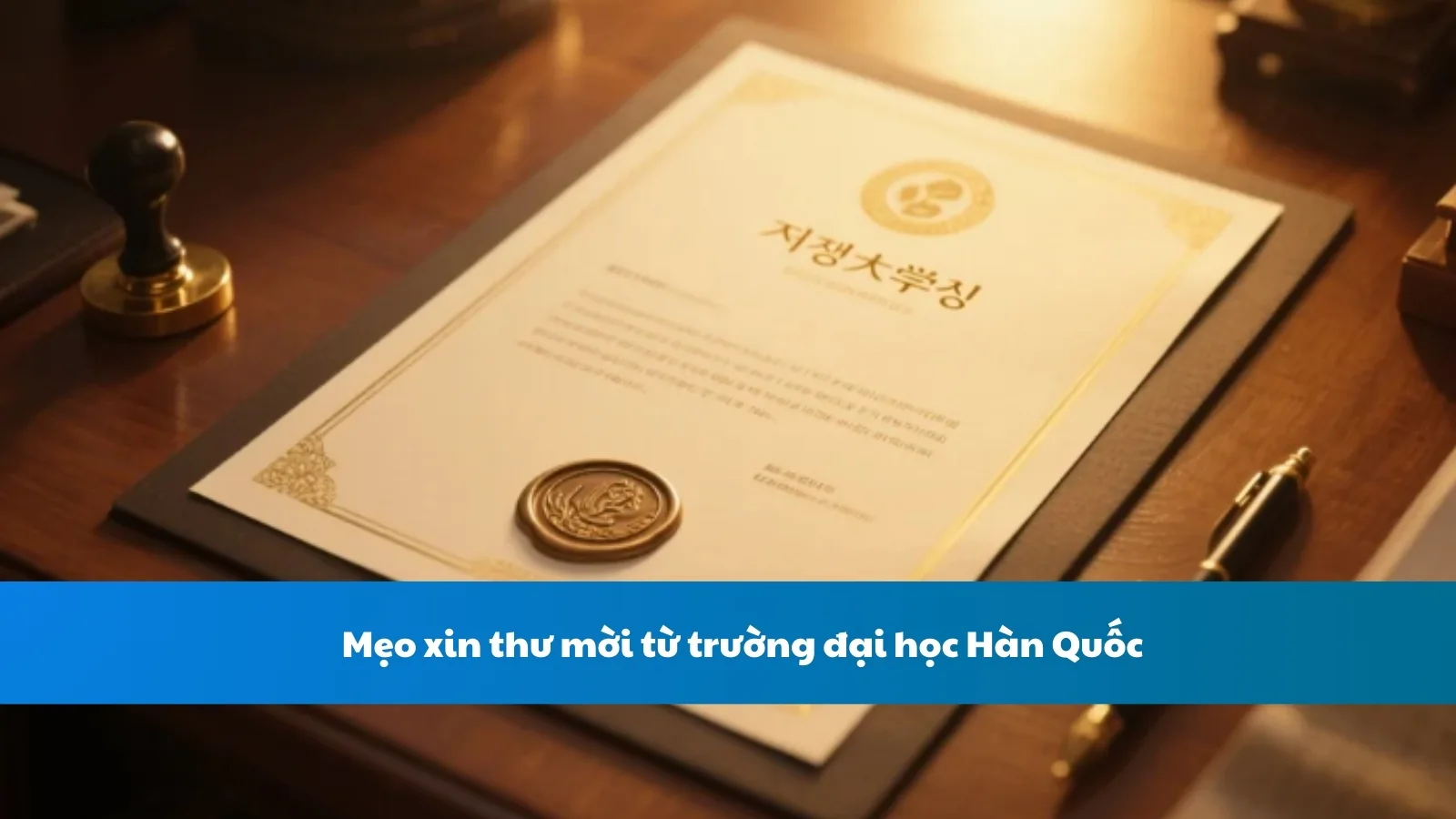 Chuẩn bị thư mời nhập học cho visa D2-6 - Mẹo xin thư mời từ trường đại học Hàn Quốc