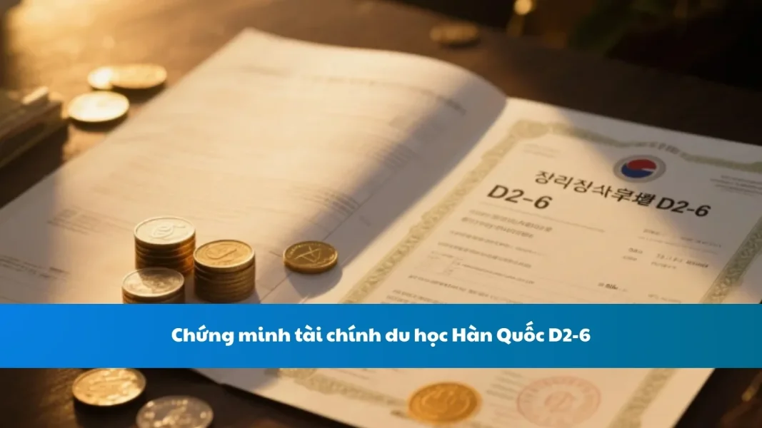 Chứng minh tài chính du học Hàn Quốc D2-6