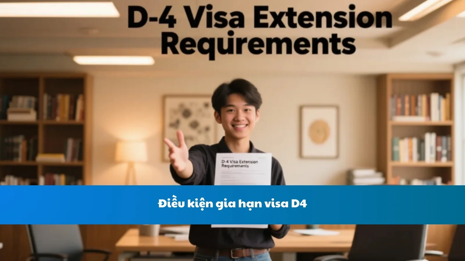 Điều kiện gia hạn visa D4